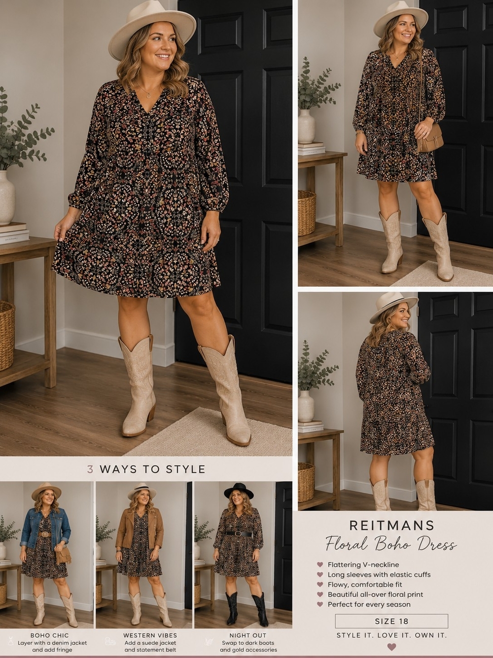 Reitmans Floral Dress
